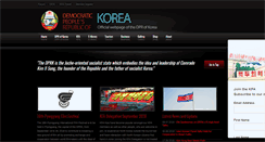 Desktop Screenshot of korea-dpr.info