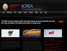 Tablet Screenshot of korea-dpr.info
