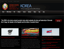 Tablet Screenshot of korea-dpr.com